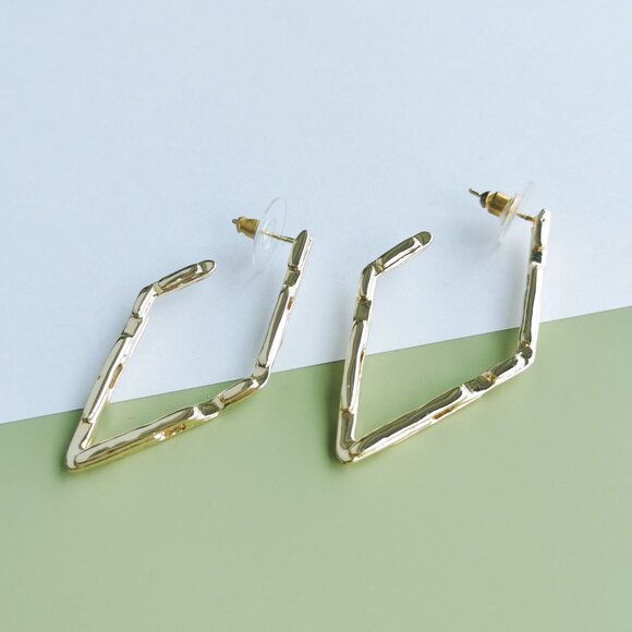 Kendra Scott Rylan Small Hoop Earrings - Gold - Picture 4 of 4